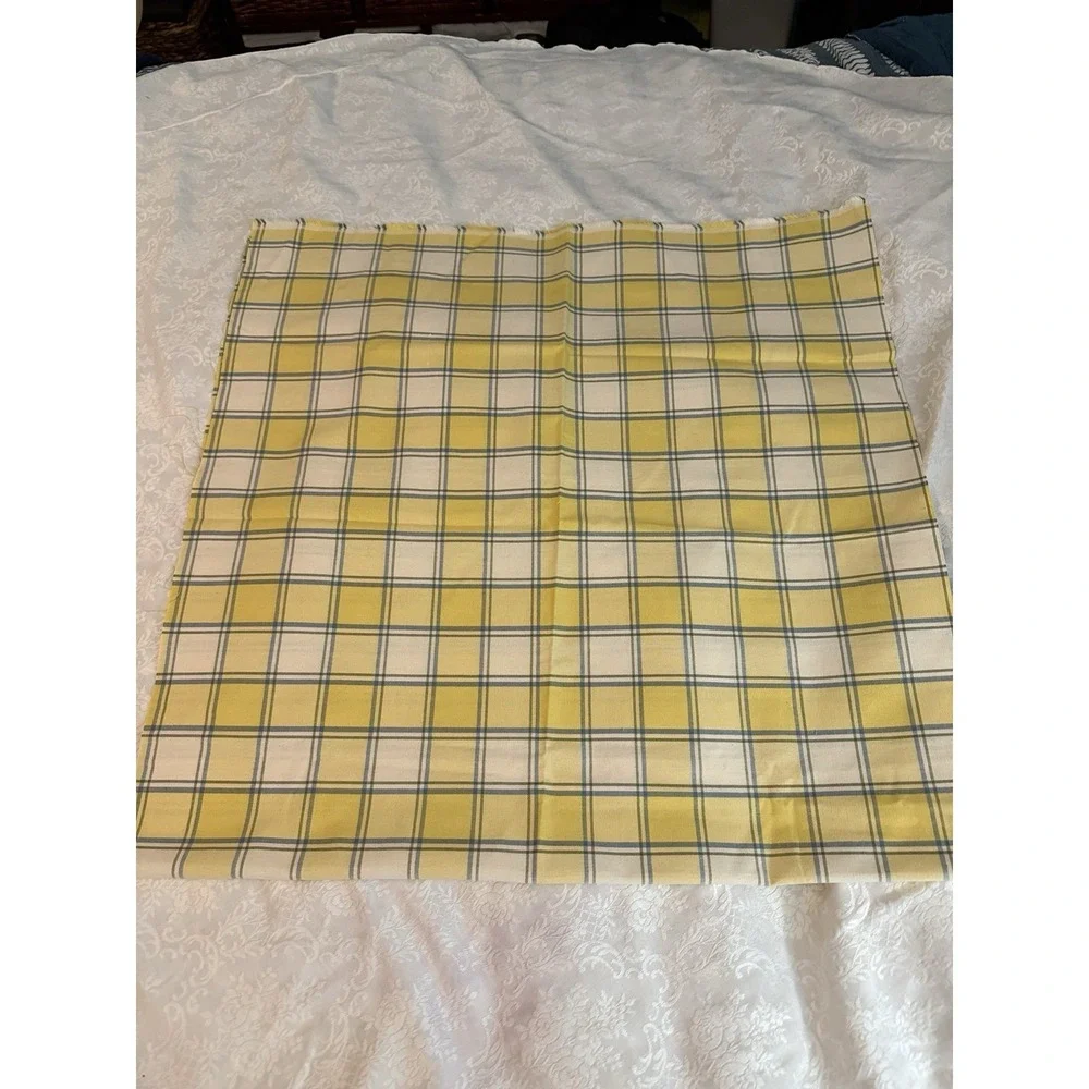 Yellow White And Blue Big Plaid 27